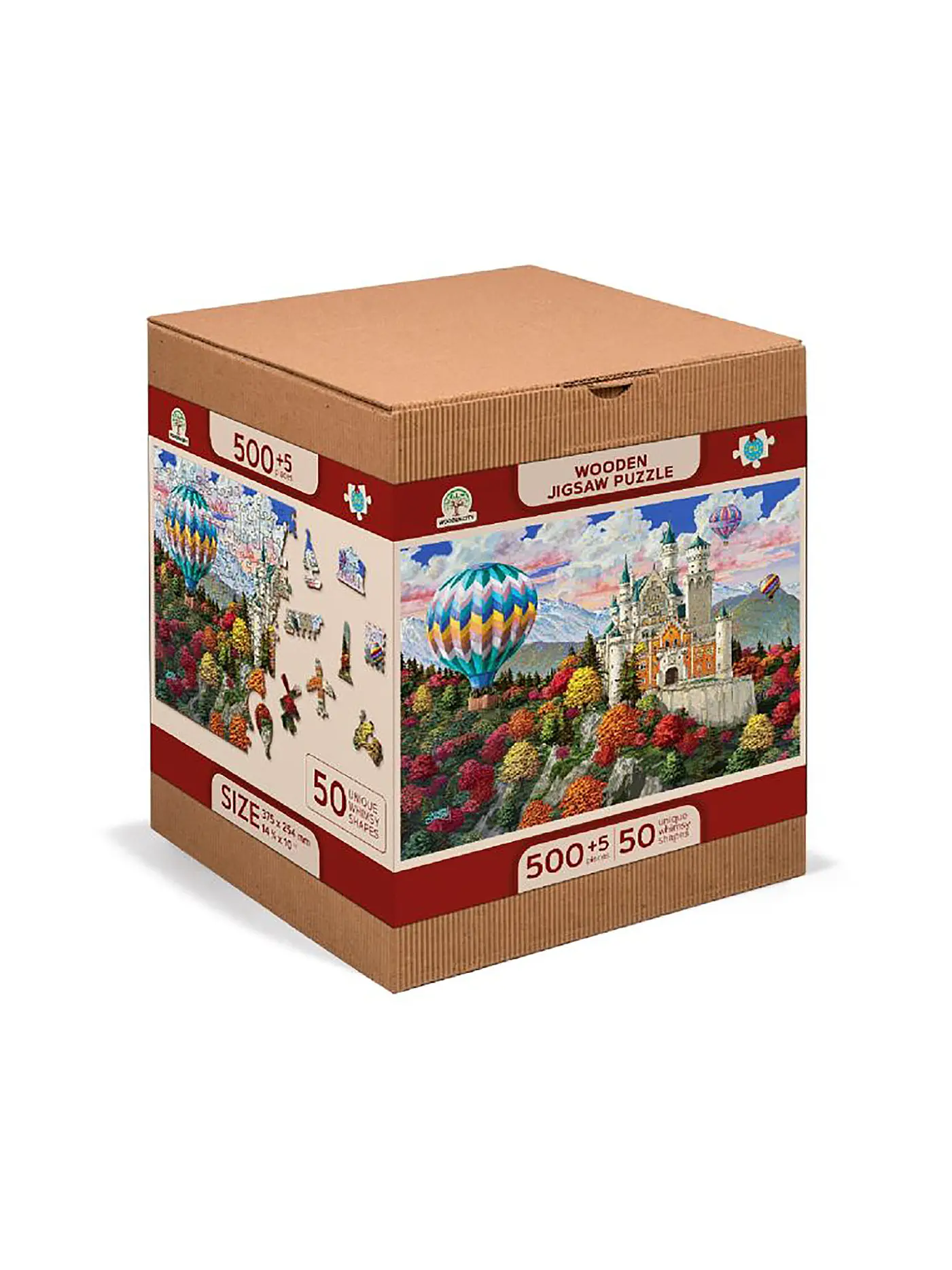 WOODEN CITY | Puzzle - The Neuschwanstein Castle – 505 Teile | 